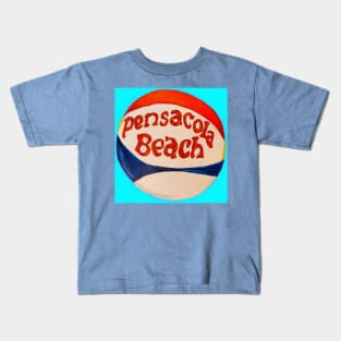 Pensacola Beach Ball Kids T-Shirt